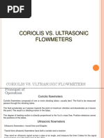 Coriolis vs. Ultrasonic Flowmeters