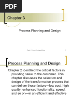 Chapter 3: Process Planning and Design 1