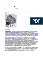 Electric Motor: Cleanup Quality Standards