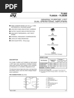 Datasheet TL082 PDF