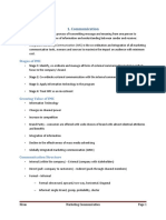 Communication: Stages of IMC