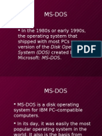 Ms Dos