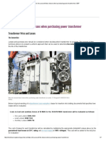 Take Into Account These Losses When Purchasing Power Transformer - EEP