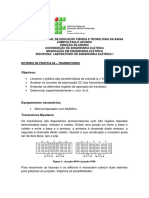 Roteiro de Atividade Prática 05 - Transistores