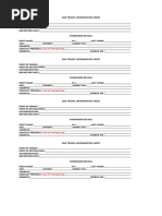 2go Travel Information Sheet