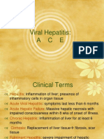 Viral Hepatitis: A C E