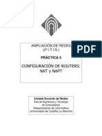 Configuración de Routers: Nat Y Napt: Ampliación de Redes (2º I.T.I.S.)