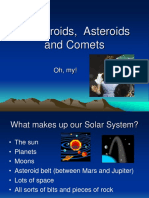 Meteroroids Asteroids Comets