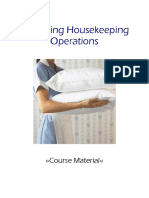 Managing Housekeeping Operations