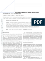 Tests of Analytical Hadronisation Models Using Event Shape Moments in e e Annihilation