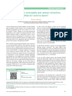 Ischemic Optic Neuropathy and Cataract Extraction: What Do I Need To Know?