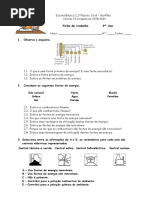 Fontes de Energia