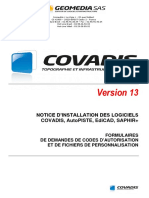 Installation de COVADIS v13 PDF