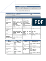 Plan de Gestion de Riesgos Rev1