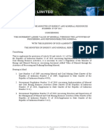 Ministry of Energy and Mineral Resources Regulation No.7 of 2012