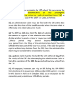 Determination of The Prescriptive Period For Filing A Tax Refund or Credit of Unutilized Input VAT