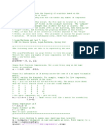 Script File To Calculate The Fugacity of A Mixture Based On The