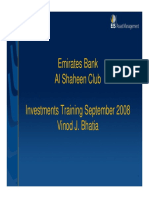 Investment Basics - Aug 2008