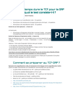 TCF DAP en Quoi Le Test Consiste