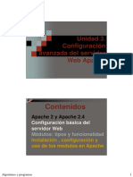 Unidad 3. Configuración Avanzada Del Servidor Web Apache