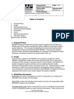 MDSAP QMS P0005 Management Responsibility Review ProcedureS508