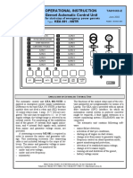 Kuhse: Operational Instruction Genset Automatic Control Unit