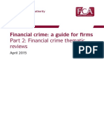 Financial Crime Guide For Firms - P2 Financial Crime Thematic Reviews (FCA UK 2015)