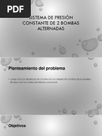 Sistema de Presión Contante de 2 Bombas Alternadas