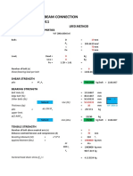 Calculation For Beam Connection AISC 14th Edition 2011: LRFD Method Material and Load Properties