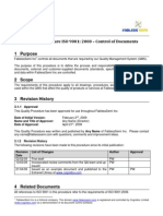 VI-401466-PS-1 Example ISO 9001 Document Control Procedure