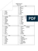 English Primary 5 Co-Word List SJKC