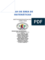 Plan de Area de Matematicas 2