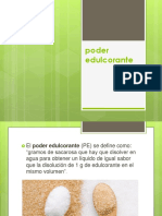 Poder Edulcorante