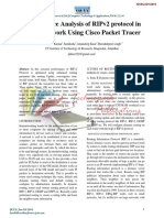 Performance Analysis of Ripv2 Protocol in Wired Network Using Cisco Packet Tracer