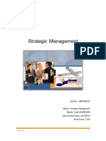 Strategic Management: Authors: (B00185272)