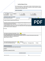 Incident Report Form D