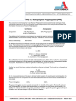 PPR Vs PPH Material Properties