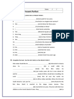 Simple Past Vs Present Perfect