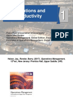 Operations Management - Operations and Productivity Ch. 1