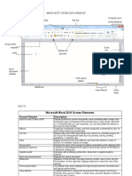 Microsoft Word 2010 Window: CSIS 572