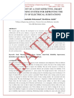 Development of A Cost-Effective, Smart Early Warning System For Improving The Reliability of Electrical Substations