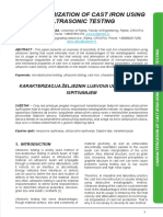 1 Characterization of Cast Iron Using Ultrasonic Testing