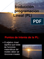 Parte I. - Antecedentes Programación Lineal