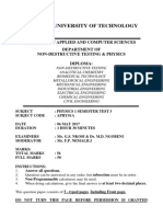 2017 Sem 1 - Physics 1 Test 3 & Memo