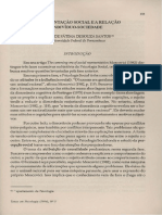 Representação Social e A Relação - Maria de Fátima de Souza Santos