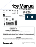 Panasonic Sa-Bt230p, PC Bt330p, PC Blu-Ray Disc Home Theater SM