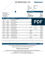 Acacia Car Wash Account Statement