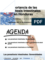 Importancia de Las Parasitosis Intestinales en Honduras 