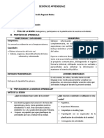 Dialogamos y Participamos en La Planificación de Nuestras Actividades