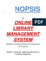 115-Online Library Management System-Synopsis